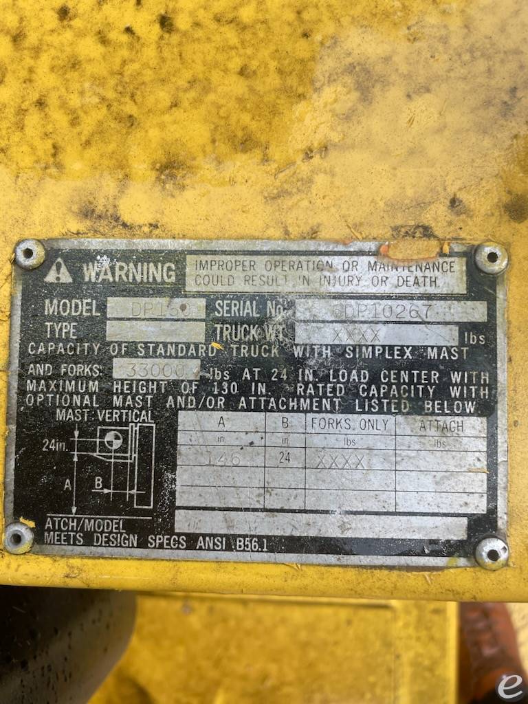 2005 Cat DP150