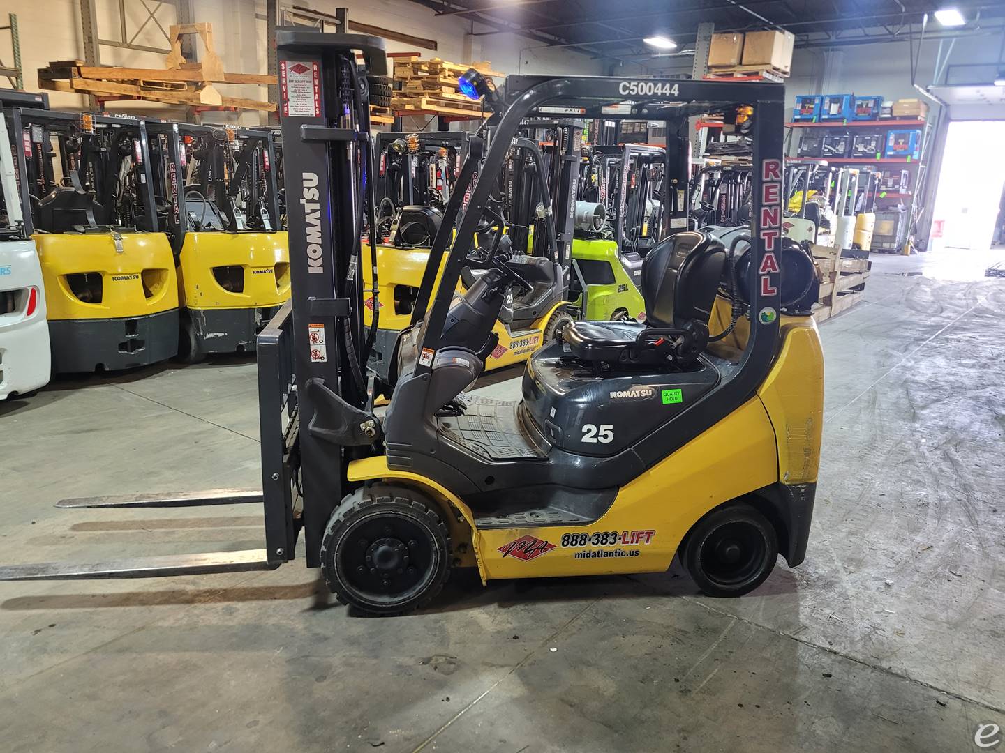 2019 Komatsu FG25ST-16 LP Gas Forklift - 123Forklift