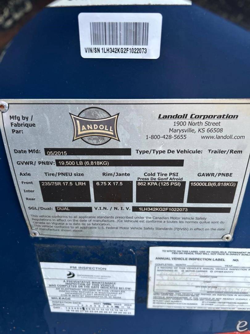 2015 Landoll 342