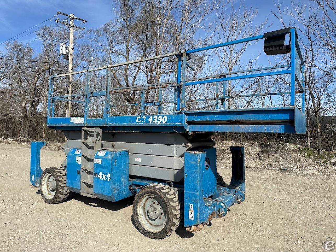 2013 Genie GS4390RT Diesel Scissor Lift - 123Forklift