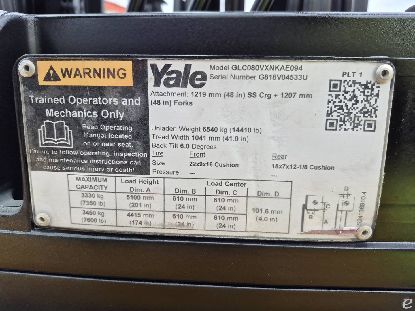 2020 Yale GLC080