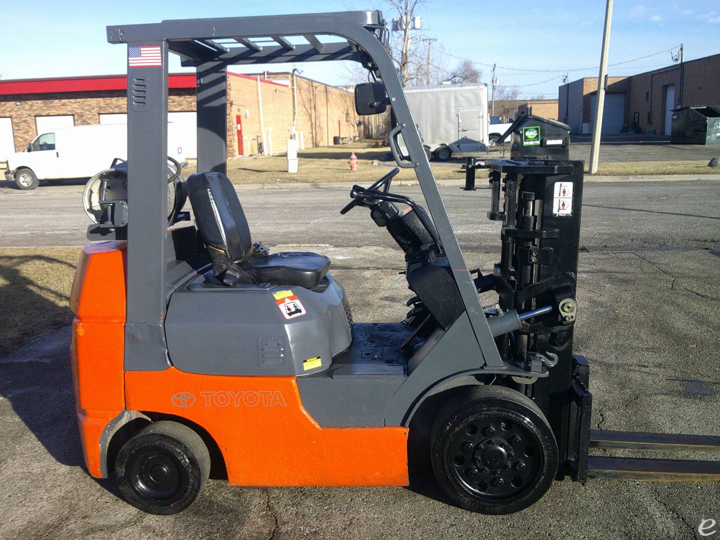 2003 Toyota 7FGCU25 LP Gas Forklift...