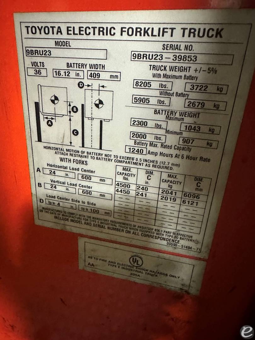 2019 Toyota 9BR233M241
