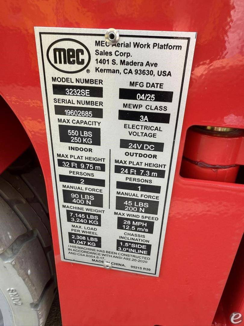 2025 MEC 3232SE AC