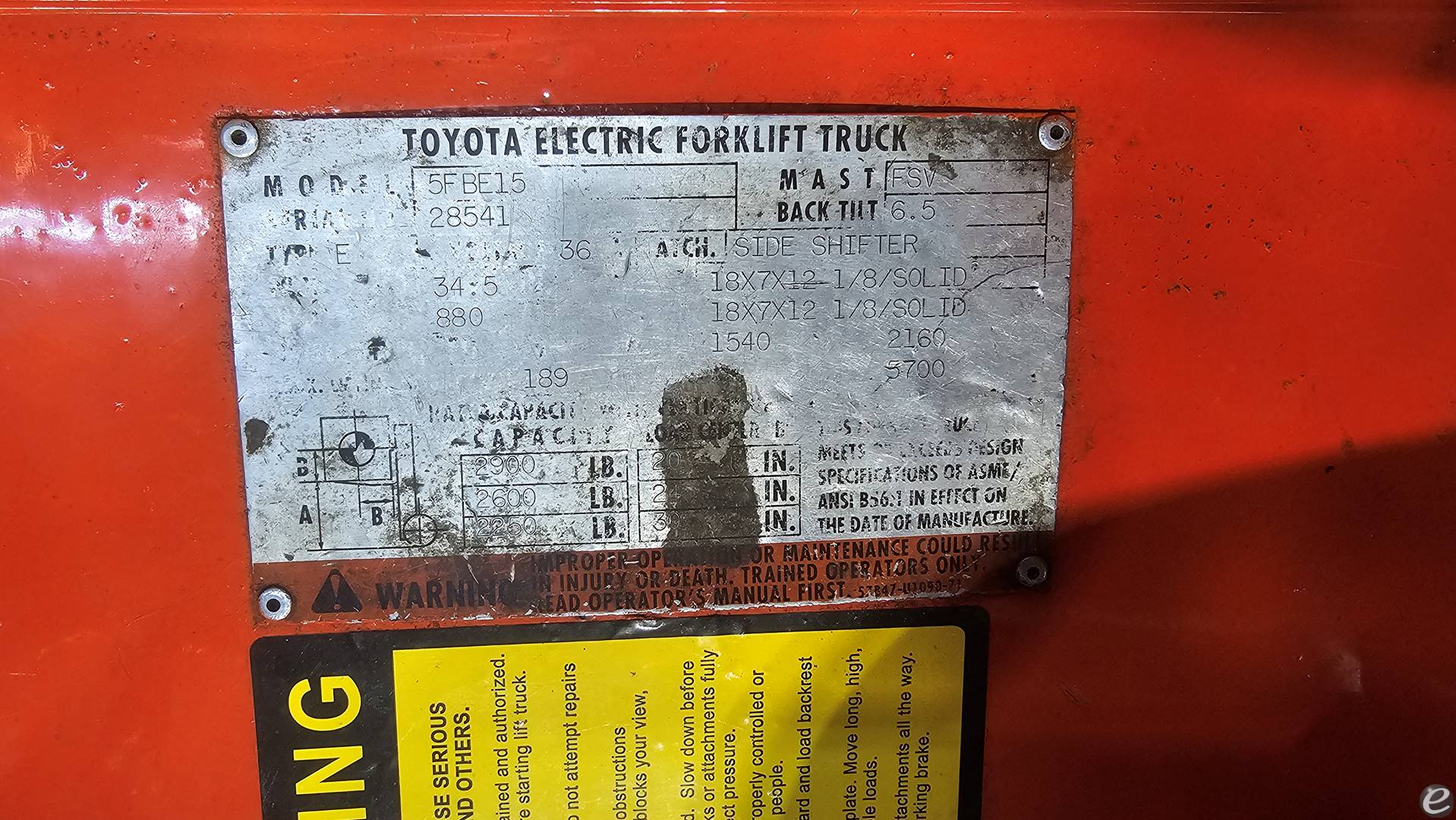 1999 Toyota 5FBE15
