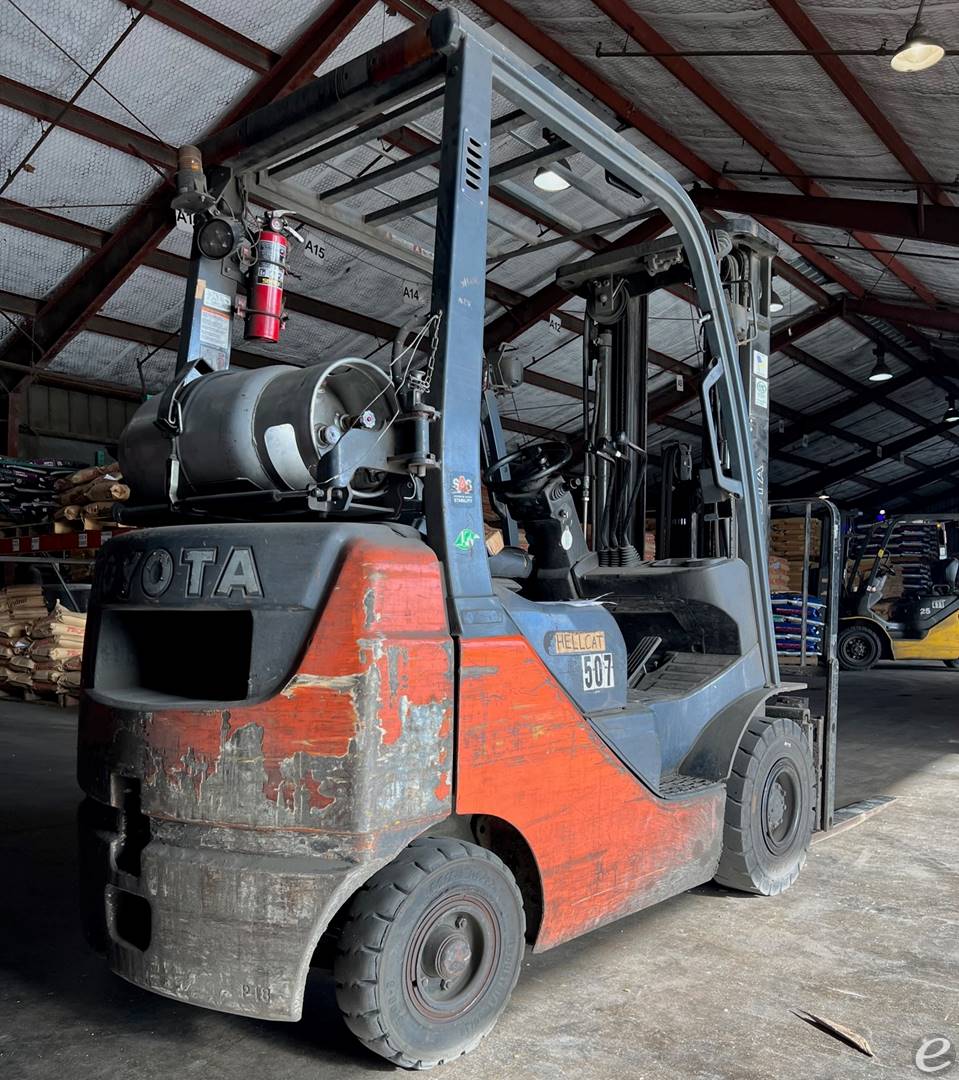 2017 Toyota 8FGU18 LP Gas Forklift - 123Forklift