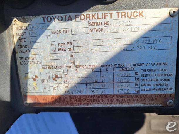 2007 Toyota 7FDU80