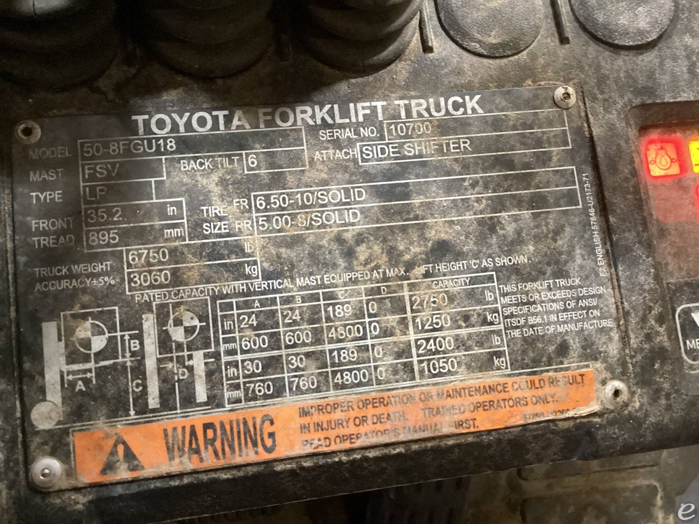 2022 Toyota 50-8FGU18