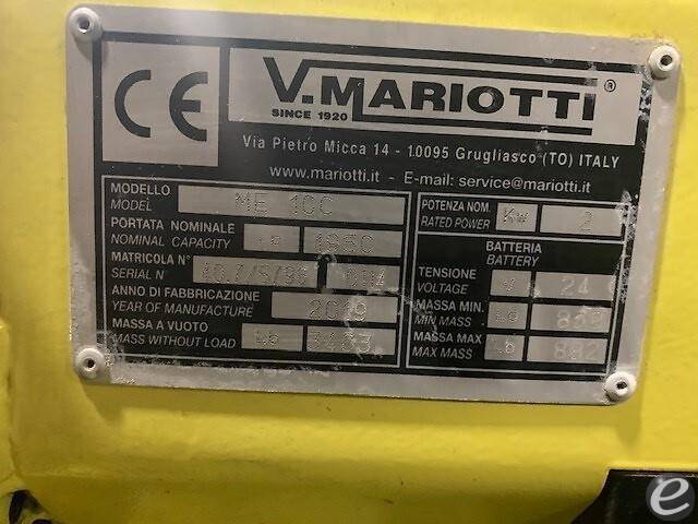 2019 Mariotti ME 10 Electric Forklift - 123Forklift