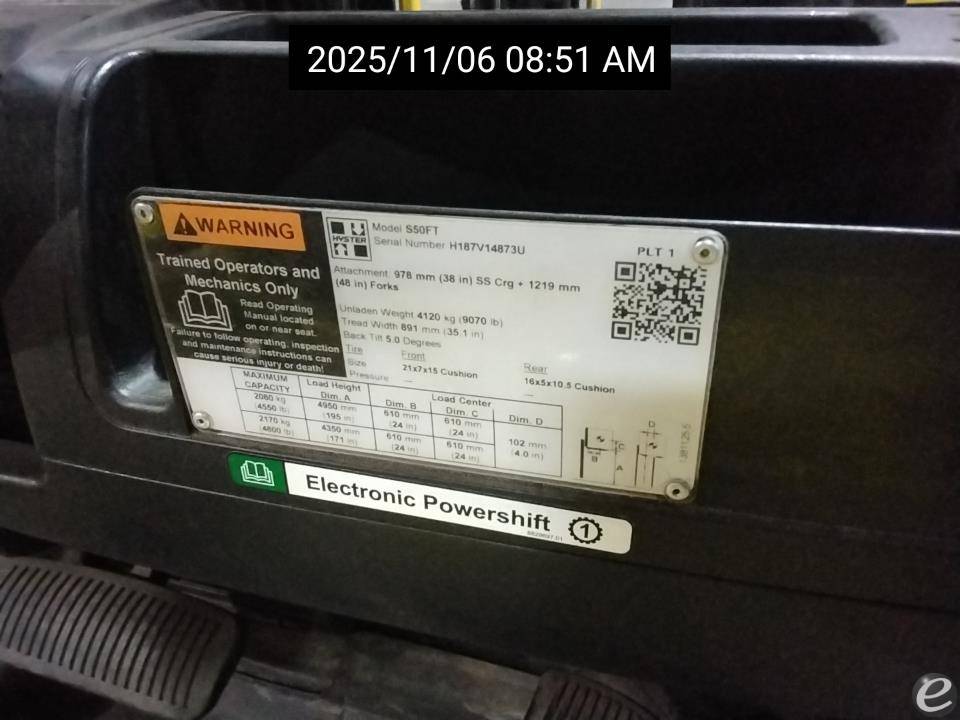 2020 Hyster S50FT