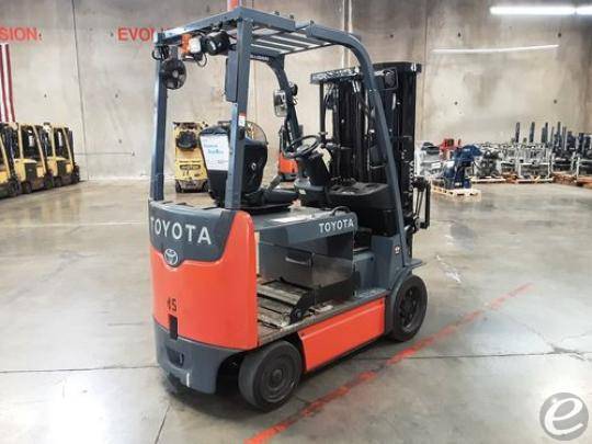 2017 Toyota 8FBCHU25 Electric Forklift - 123Forklift