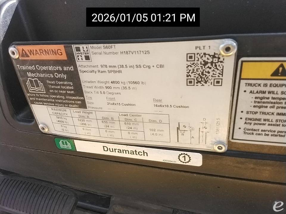2018 Hyster S60FT