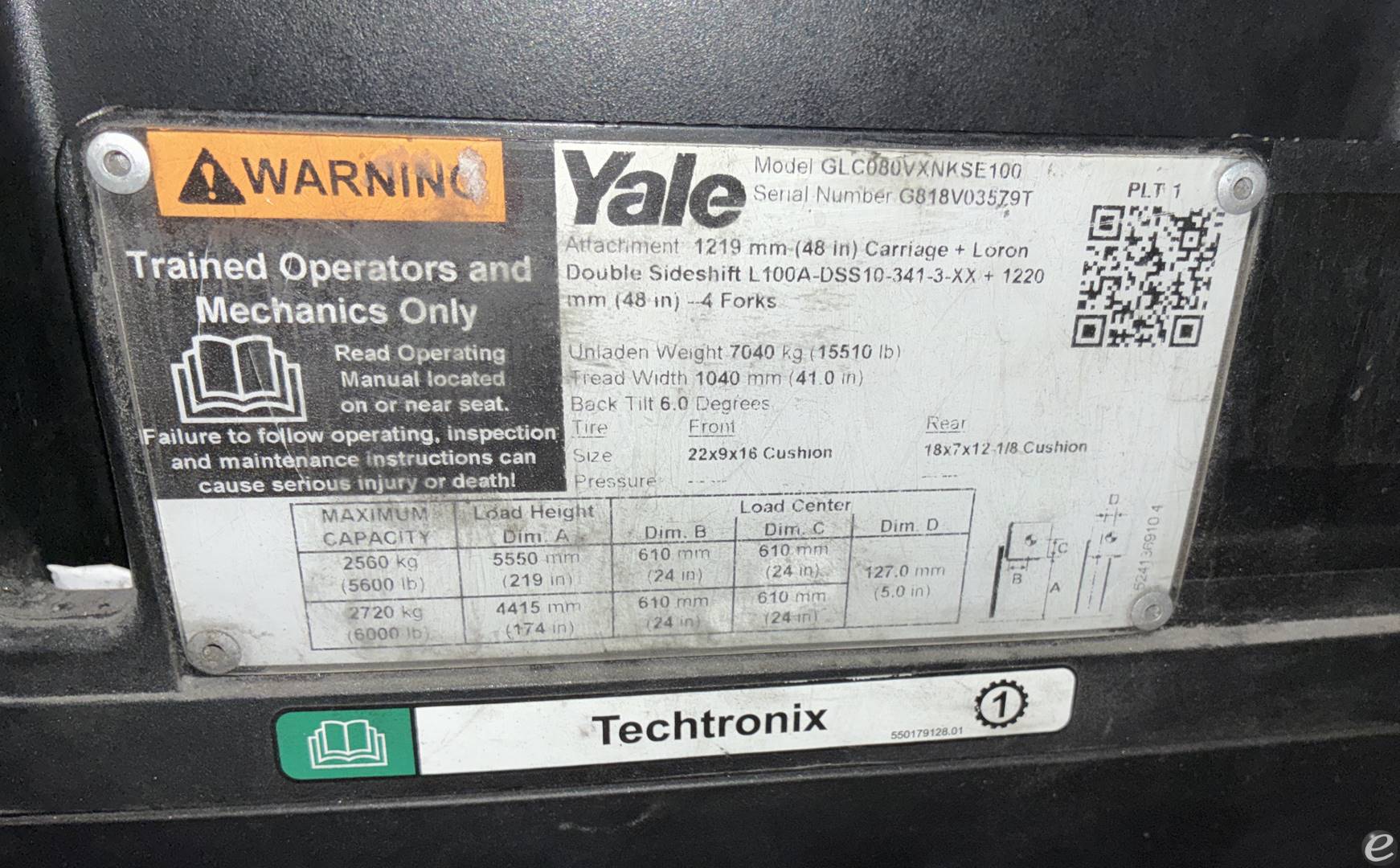 2019 Yale GLC080VX