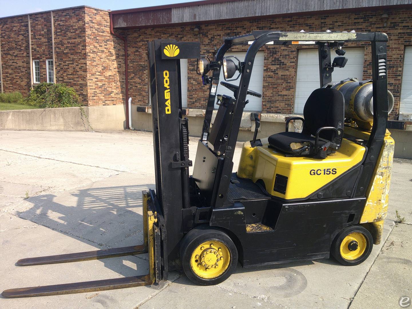 2002 Daewoo GC15S-2 LP Gas Forklift...