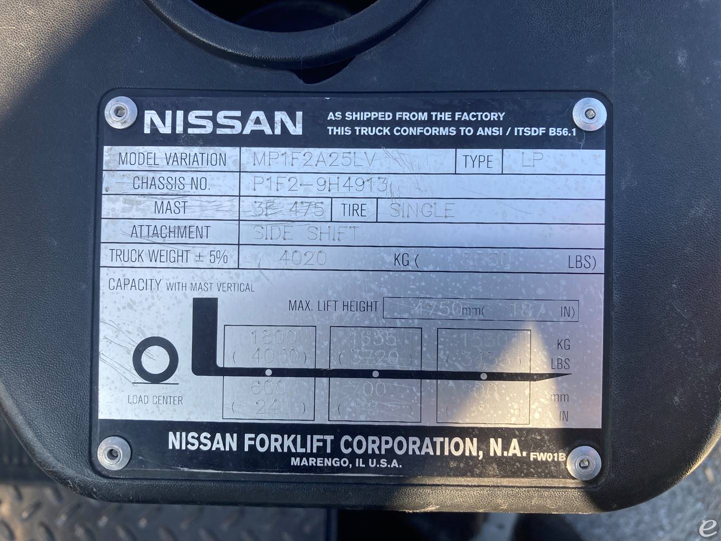 2012 Nissan P1F2-9H4913