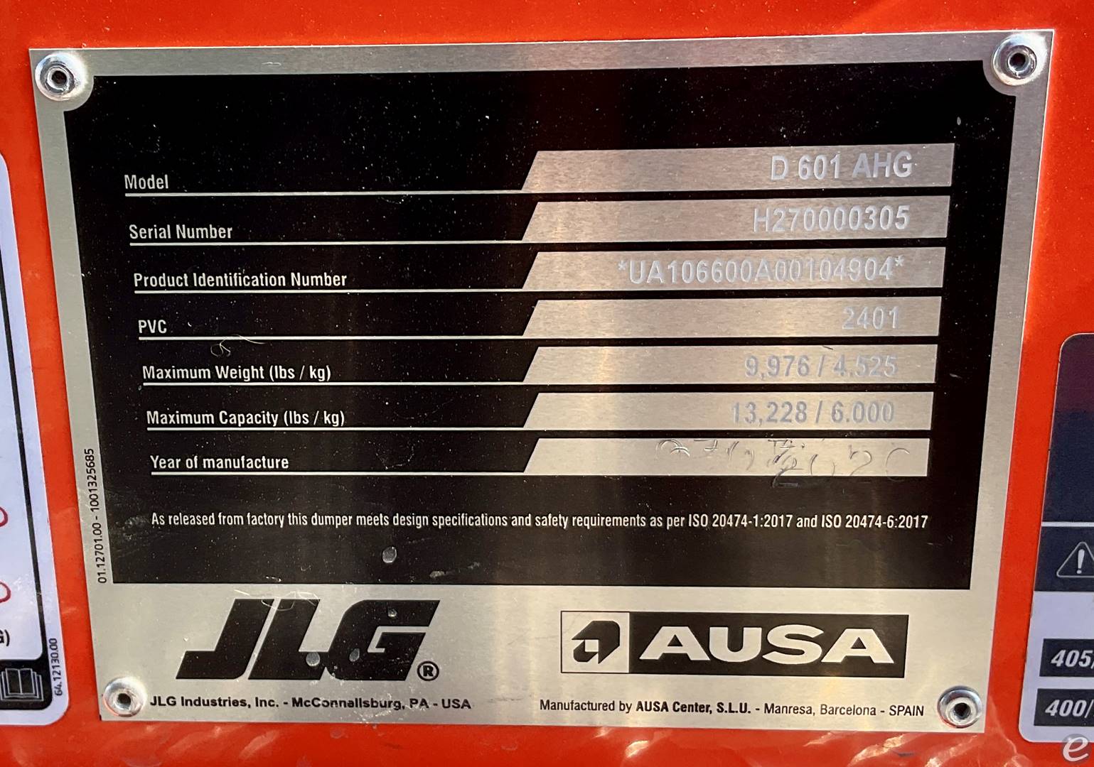 2026 JLG D601AHG