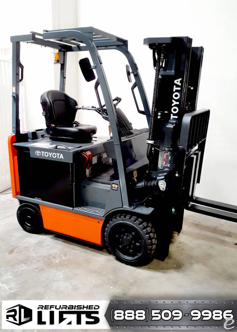 2018 Toyota 8FBCU25 Electric Forklift - 123Forklift