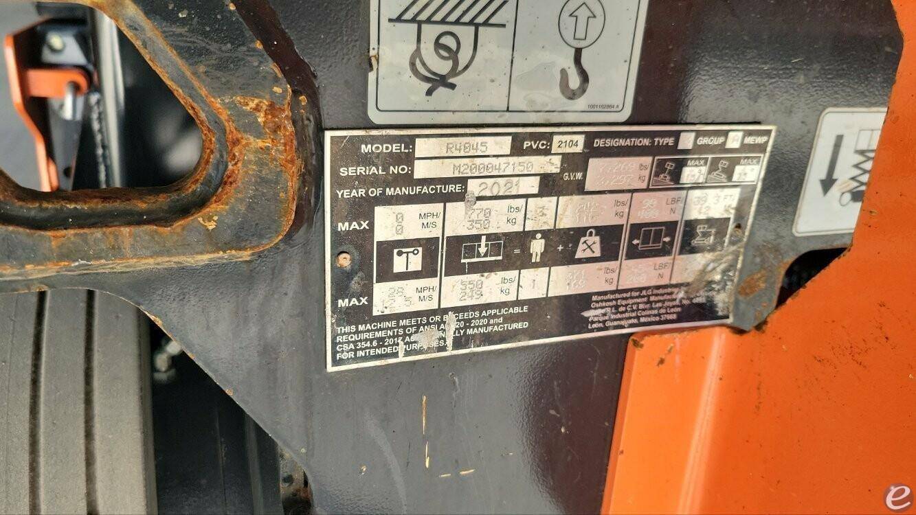 2021 JLG 4045R