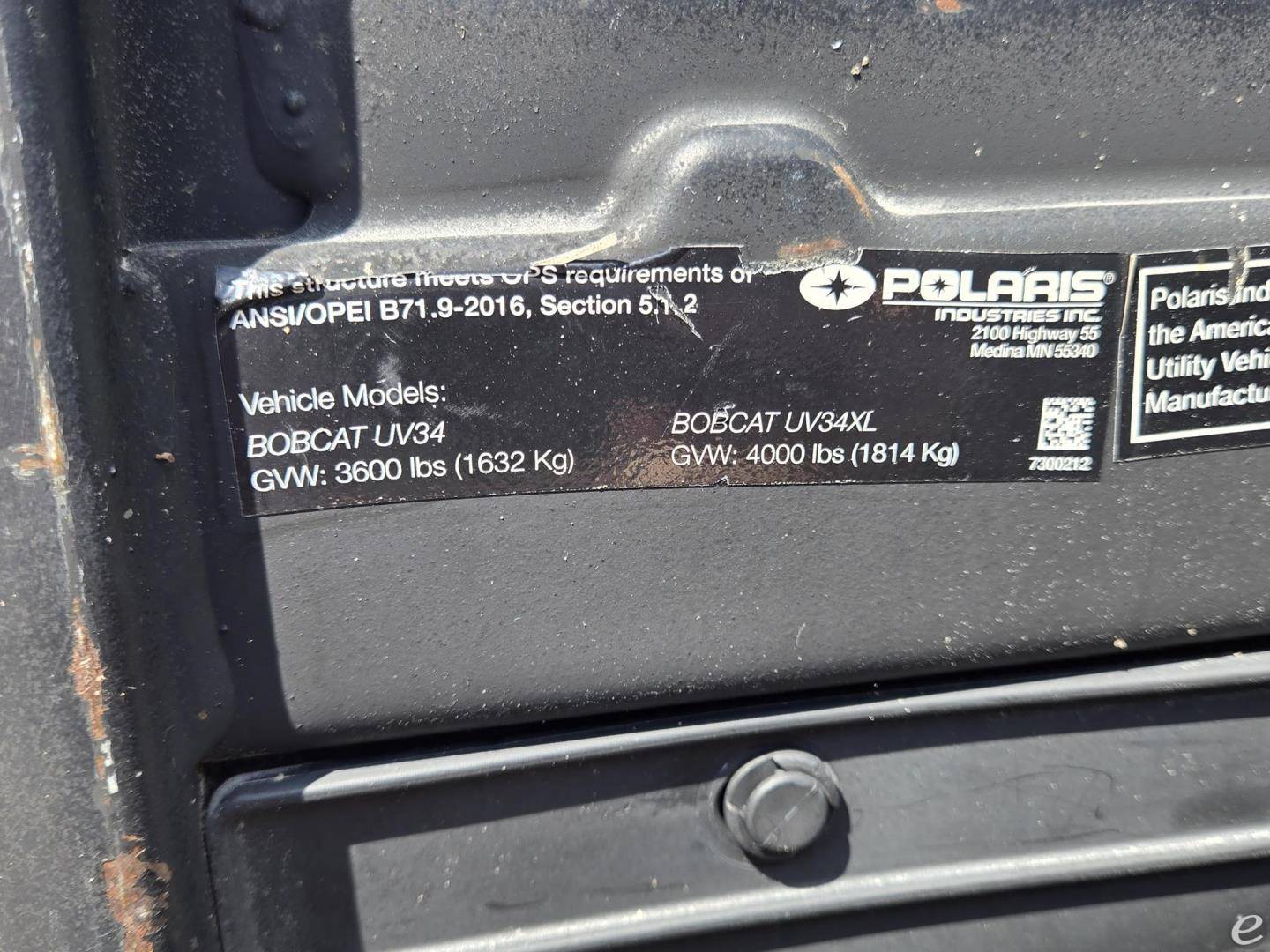 2022 Bobcat UV34
