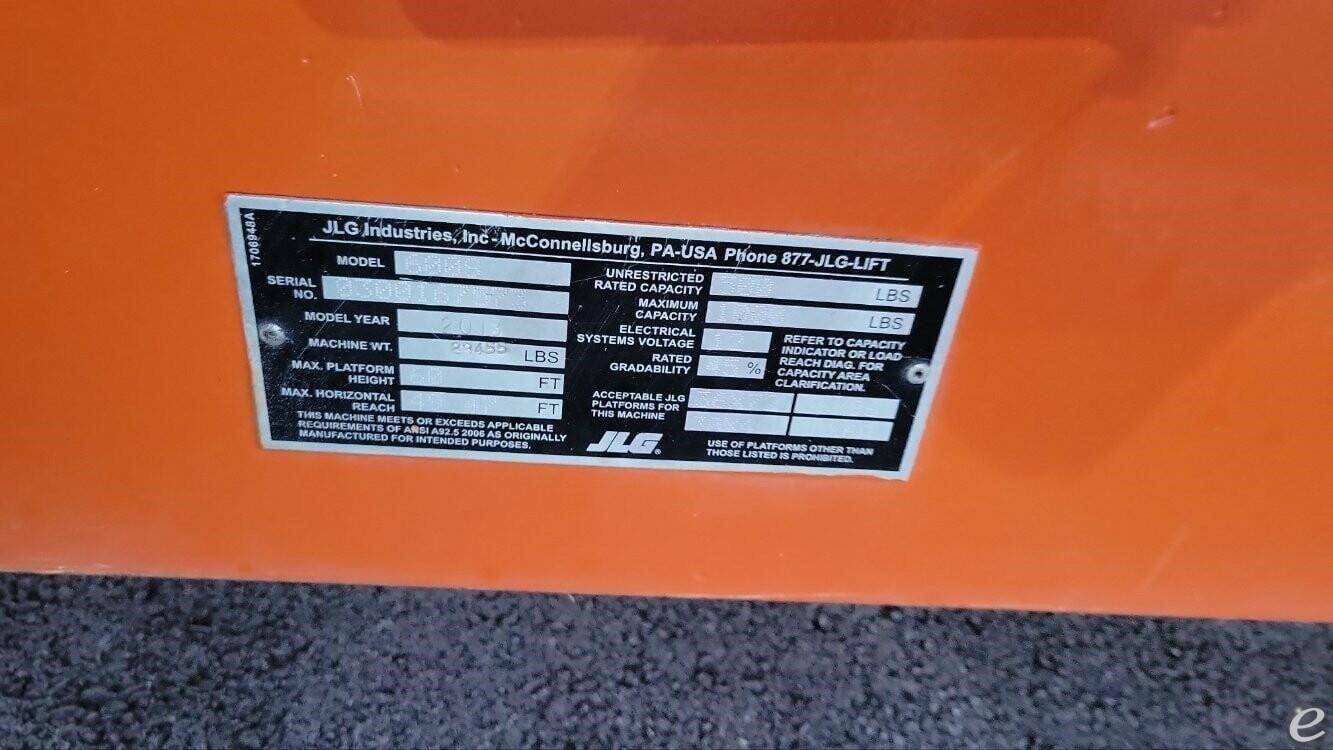 2013 JLG 600S
