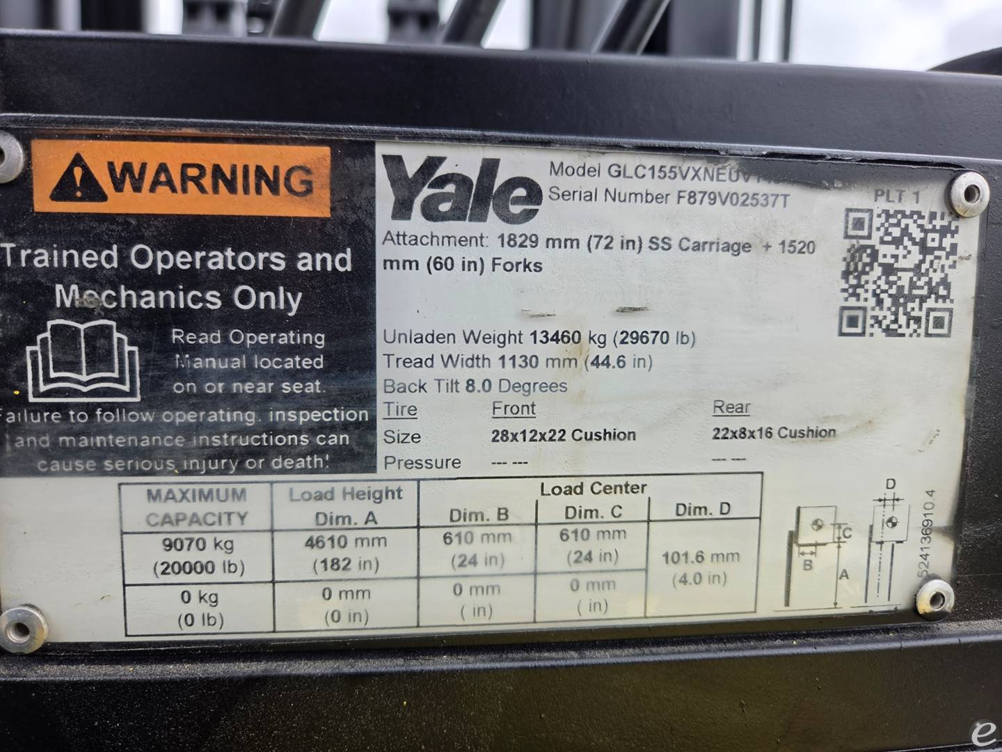 2019 Yale 200VX (GLC155VXNEUV143)