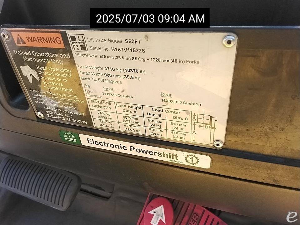 2018 Hyster S60FT