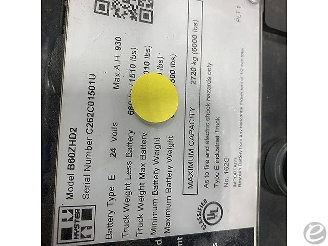 2020 Hyster B60ZHD2 Electric Forklift - 123Forklift