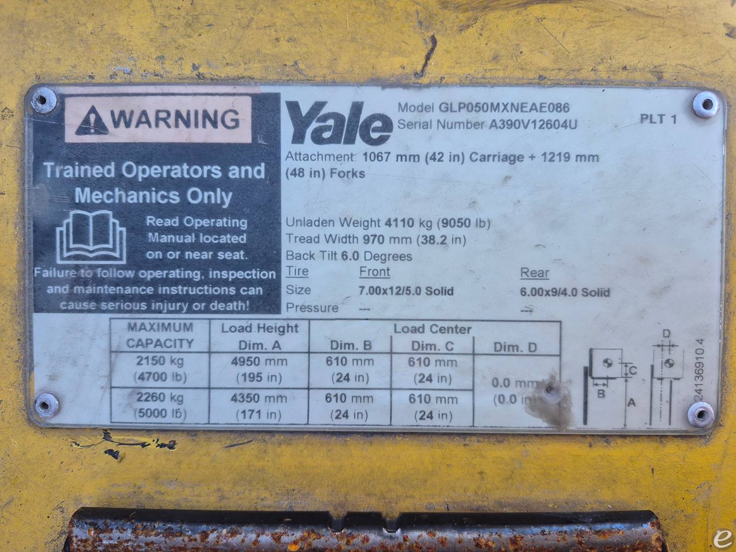 Yale GLP050MX