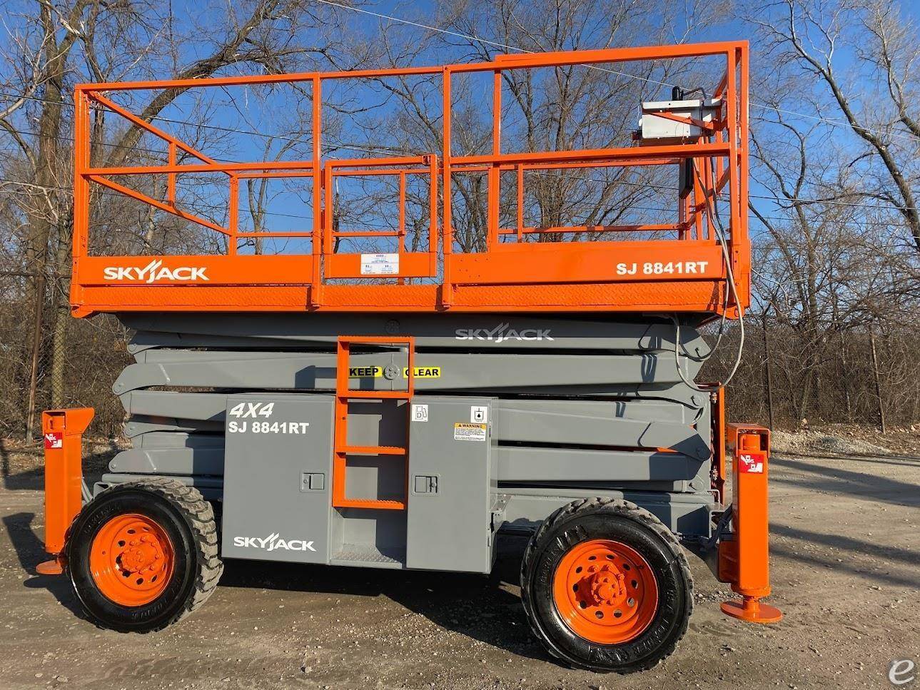 2015 Skyjack SJ8841RT Diesel Scissor Lift - 123Forklift