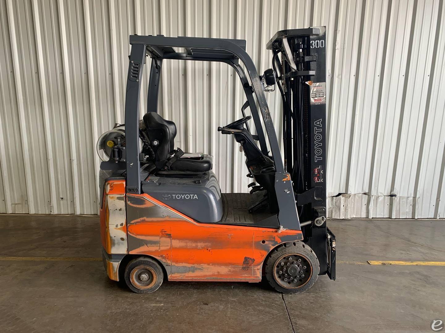 2019 Toyota 8FGCU15 LP Gas Forklift...