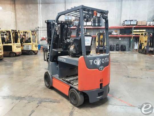 2017 Toyota 8FBCHU25 Electric Forklift - 123Forklift
