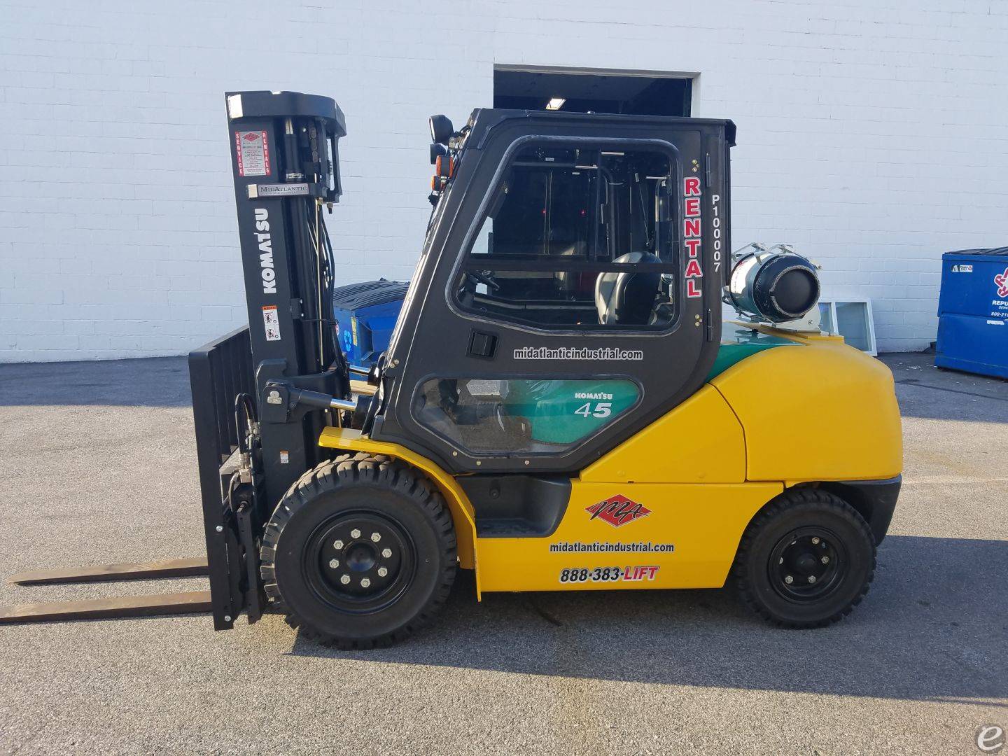 2015 Komatsu FG45TU-10 LP Gas Forkl...