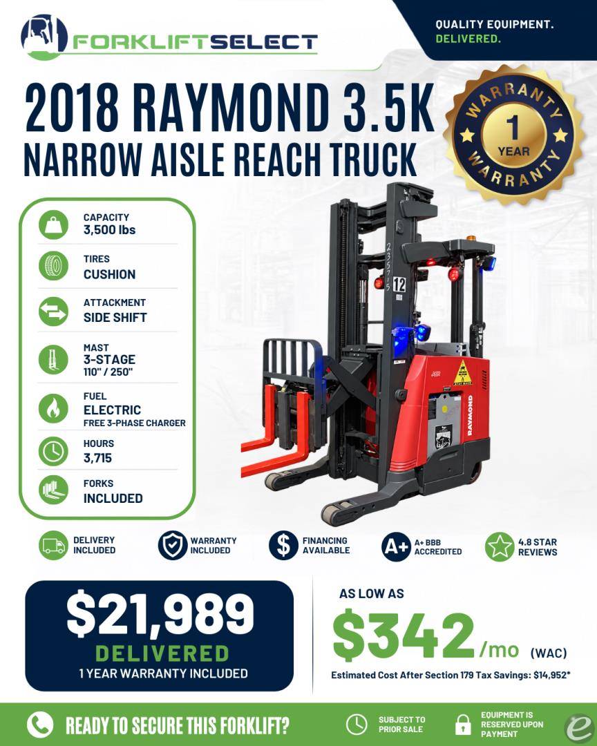 2018 Raymond 750-R35TT