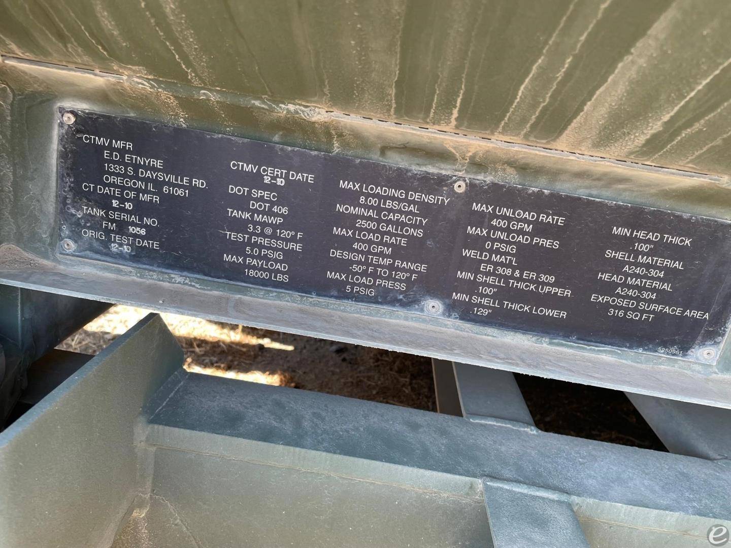 2010 MODULAR FUEL TANK STORAGE