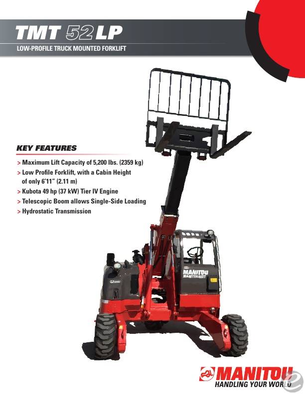 2017 Manitou TMT 52 LP
