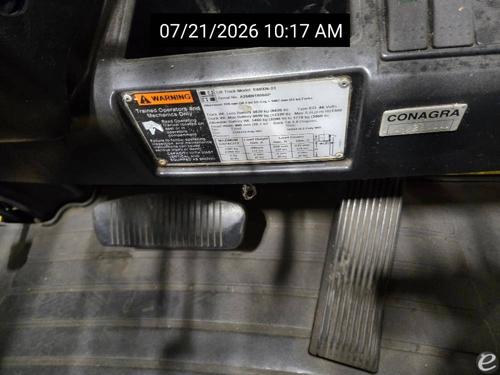 2016 Hyster E60XN