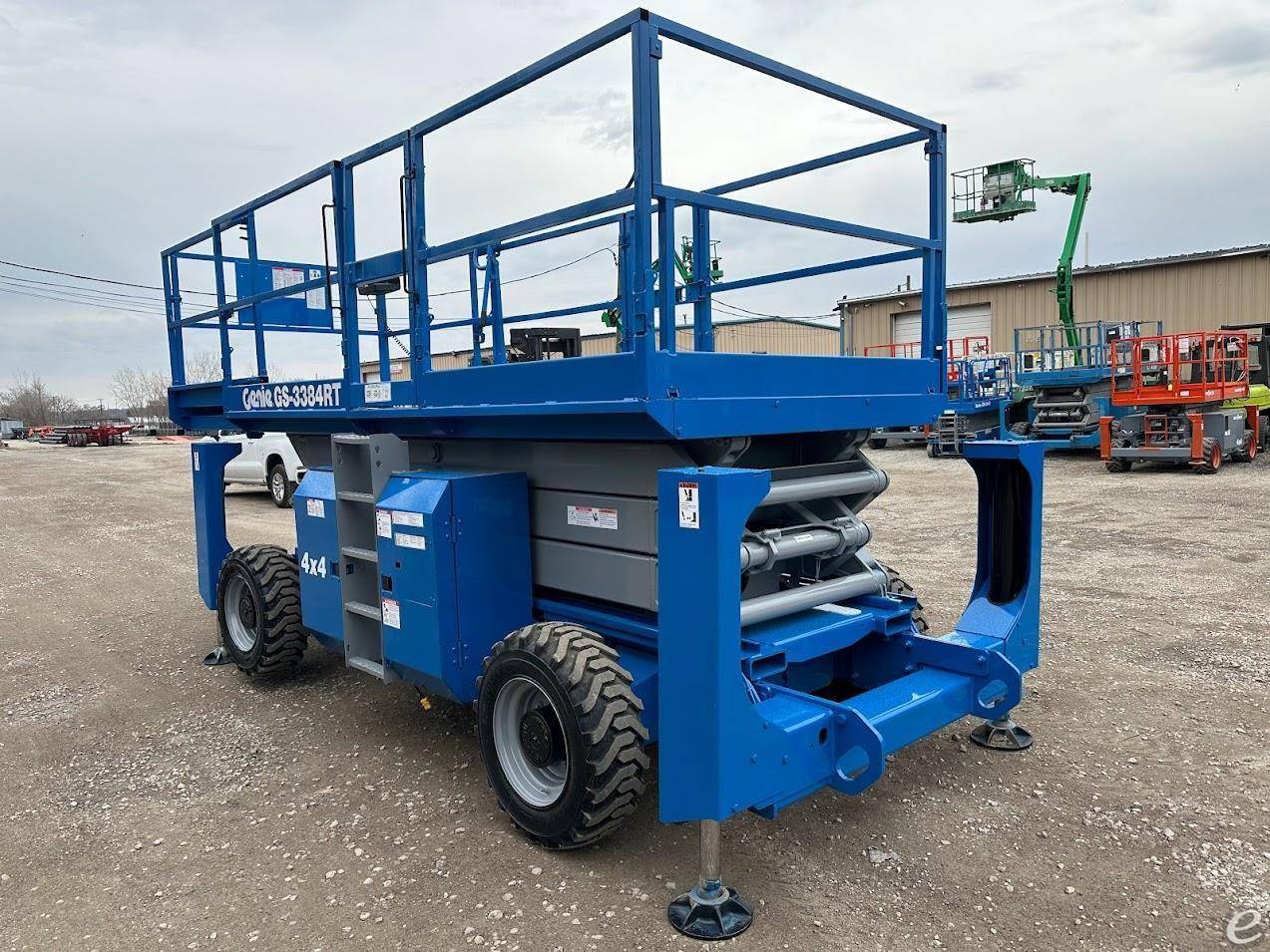 2014 Genie GS3384RT Diesel Scissor Lift - 123Forklift