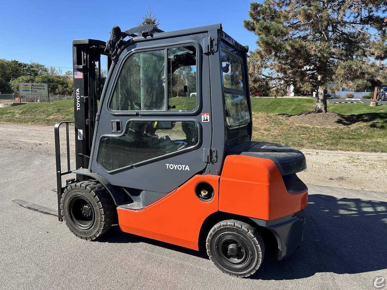 2014 Toyota 8FDU25 Diesel Forklift - 123Forklift