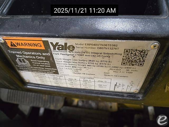2019 Yale ERP040VT