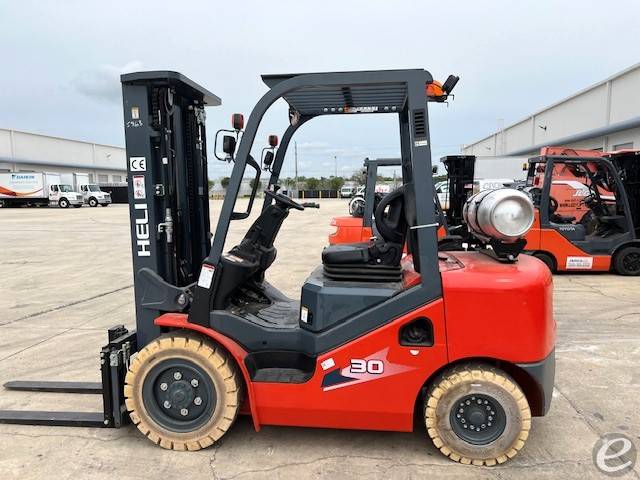 2022 Heli CPQYD30-KU1H Dual Fuel Forklift - 123Forklift