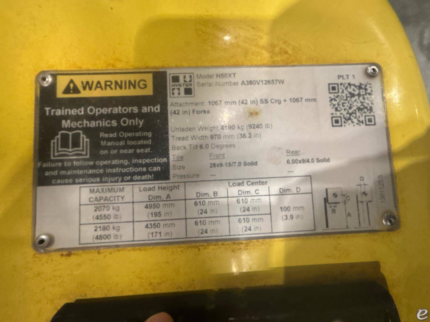 2022 Hyster H50XT