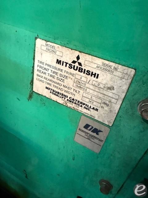 2016 Mitsubishi FBC25N