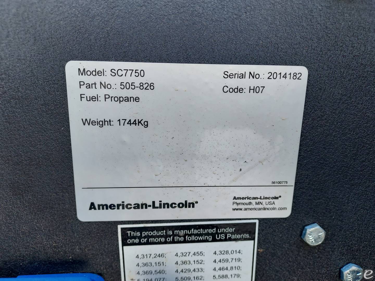 2014 American Lincoln SC7750