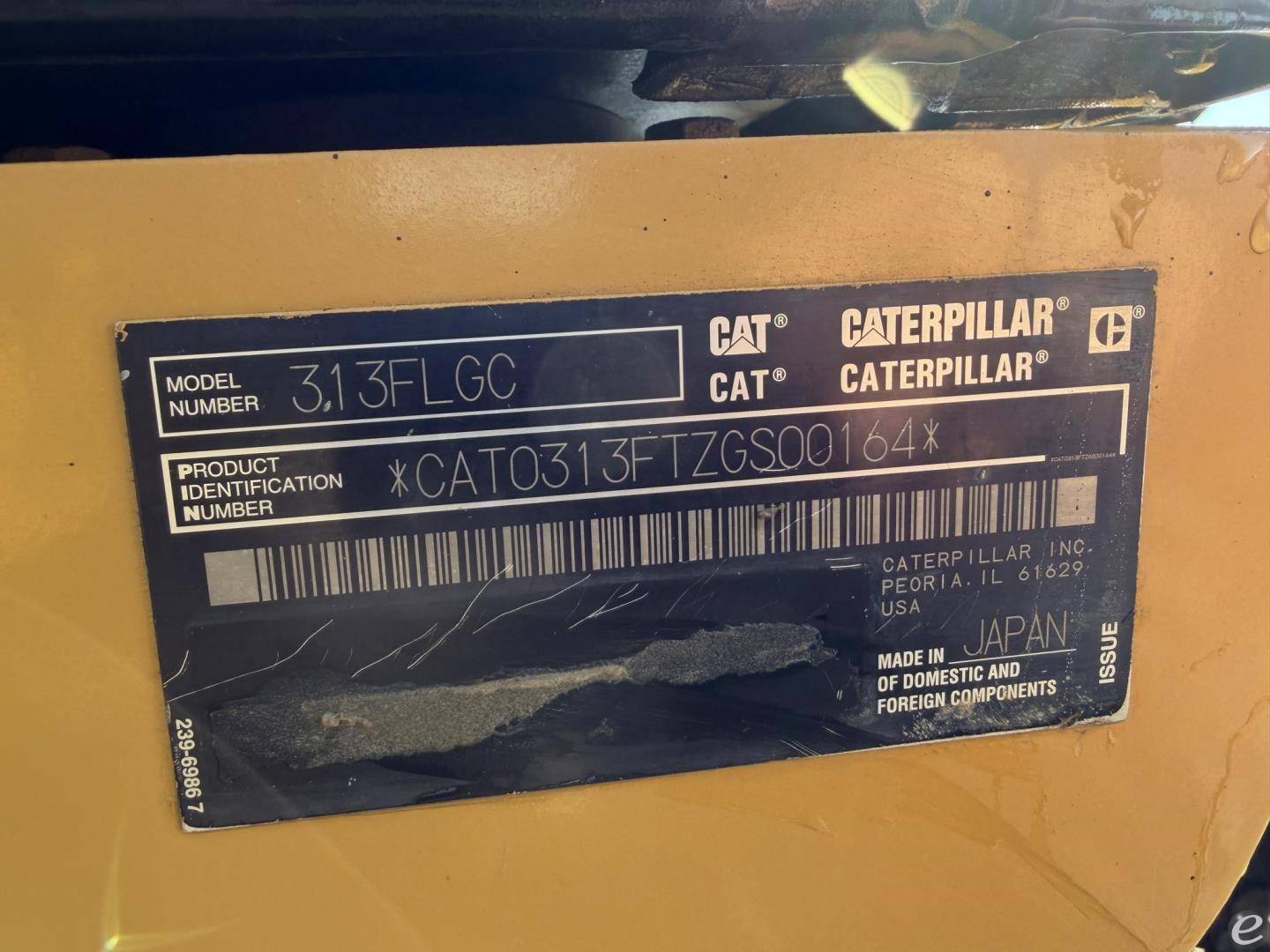 2020 Cat 313FLGC