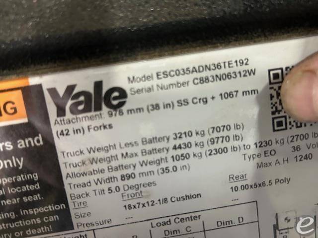 2022 Yale ESC035AD