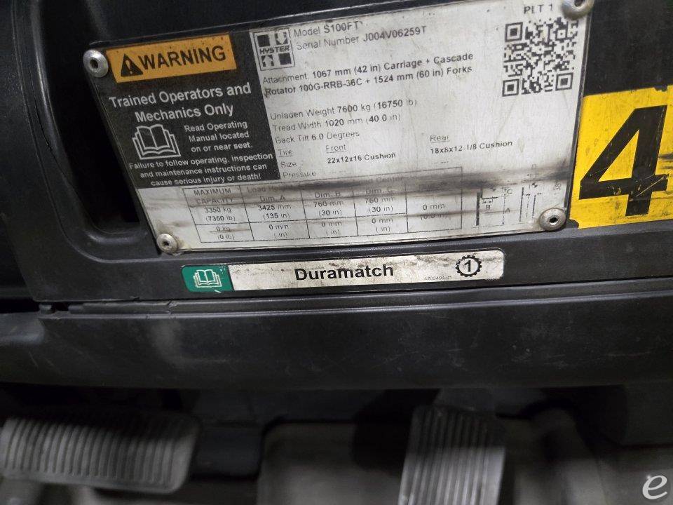 2019 Hyster S100FT