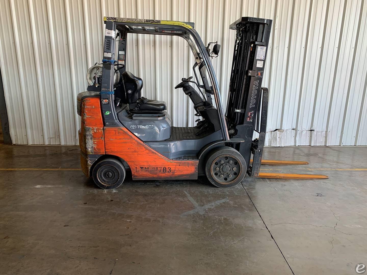 2015 Toyota 8FGCU25 LP Gas Forklift...