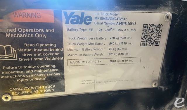 2019 Yale MPB045