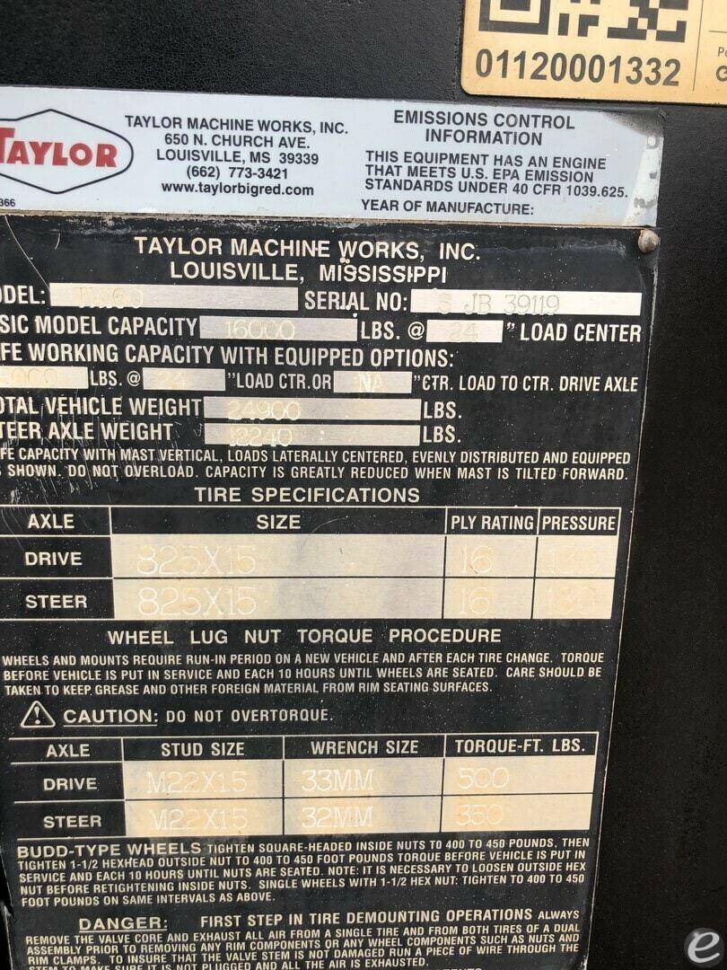 2014 Taylor TX-160