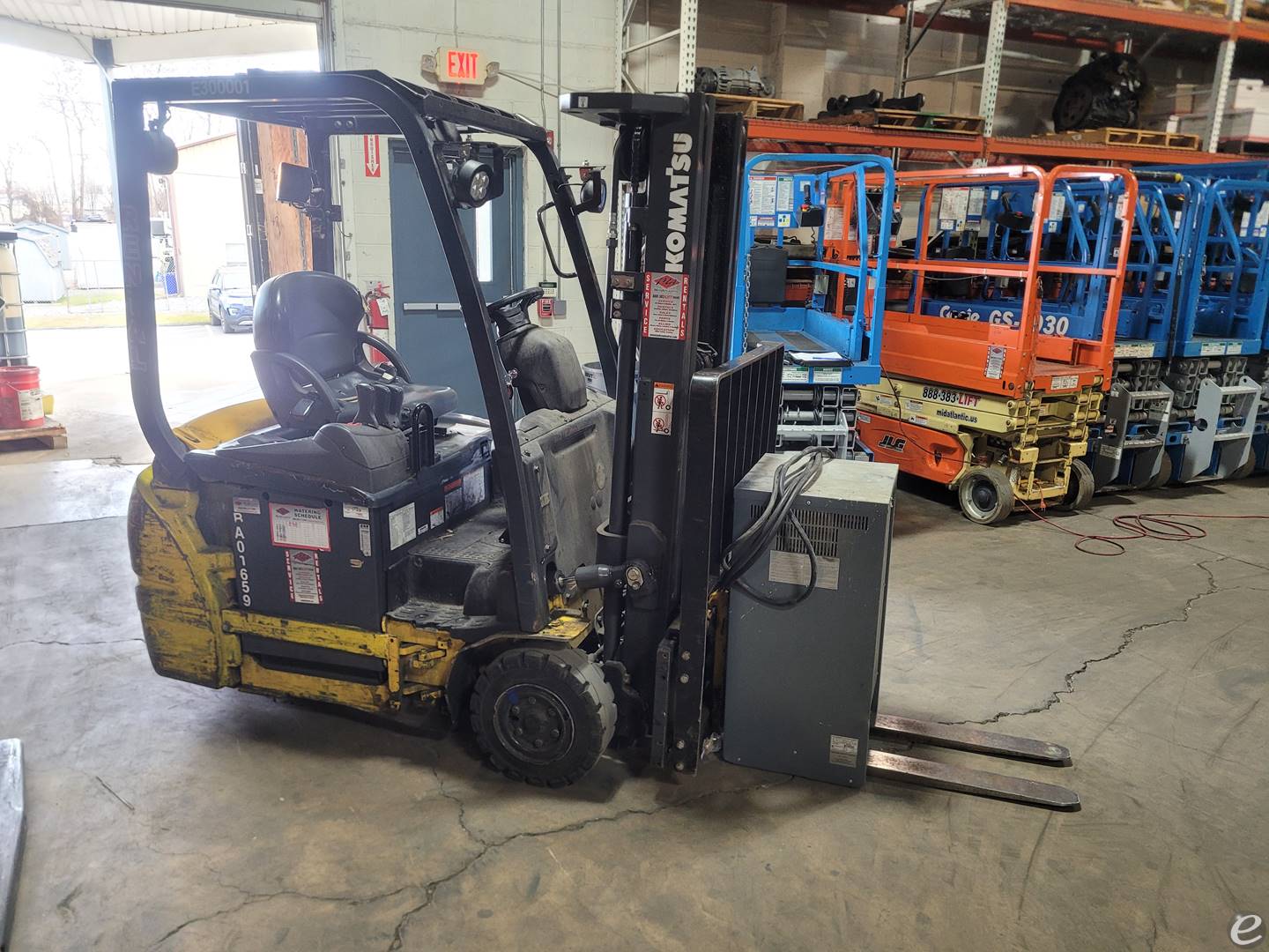 2013 Komatsu FB18MU-12 Electric Forklift - 123Forklift
